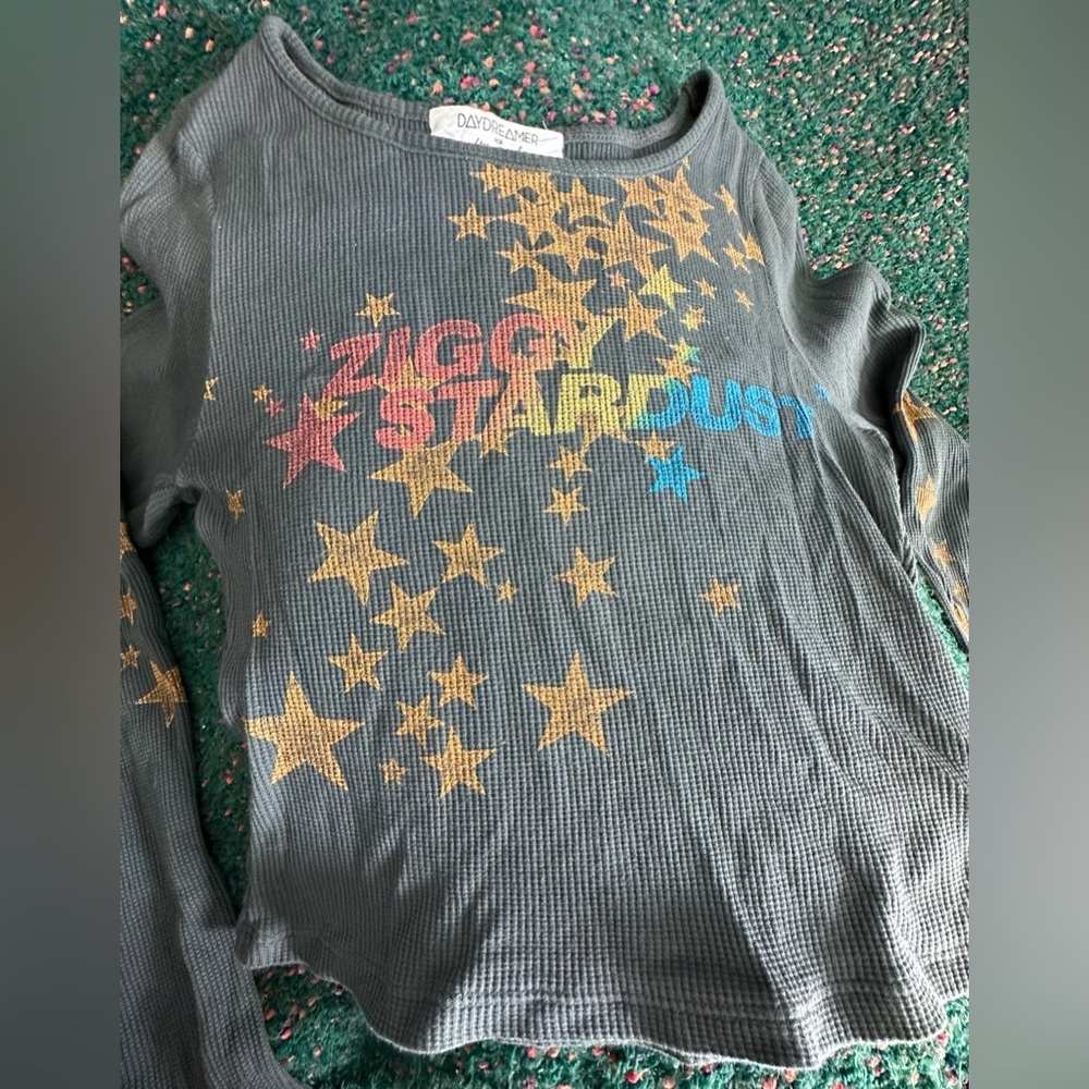 RARE Daydreamer NWOT Ziggy Stardust Long Sleeve Thermal— L - Picture 7 of 16